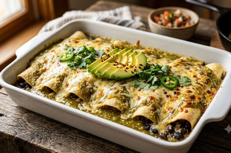 Enchiladas de Frijoles Negros