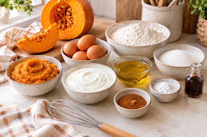 Bizcocho de calabaza y yogur: una receta casera, tierna y esponjosa